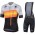 Team Sagan Stars 2019 gray Fahrradbekleidung Radtrikot Satz Kurzarm+Kurz Trägerhose EHLR1