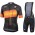 Team Sagan Stars 2019 black Fahrradbekleidung Radtrikot Satz Kurzarm+Kurz Trägerhose L01BT