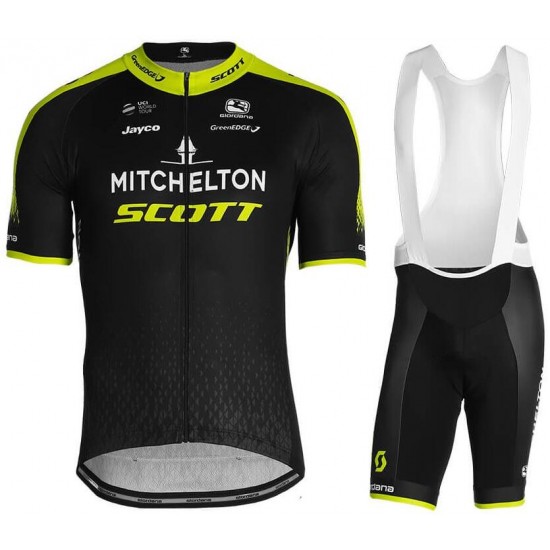 MITCHELTON-SCOTT 2019 Fahrradbekleidung Radtrikot Satz Kurzarm+Kurz Trägerhose MNZ1T