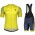 2020 SCOTT RC TEAM 10 Fahrradbekleidung Radtrikot kurzarm+Trägerhose kurz Gelb