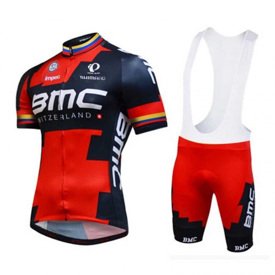 2015 BMC Fahrradbekleidung Radteamtrikot Kurzarm+Kurz Radhose Kaufen R93BE