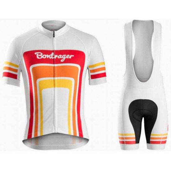 2016 Bontrager Fahrradbekleidung Radteamtrikot Kurzarm+Kurz Radhose Kaufen oranje Rot WGICI