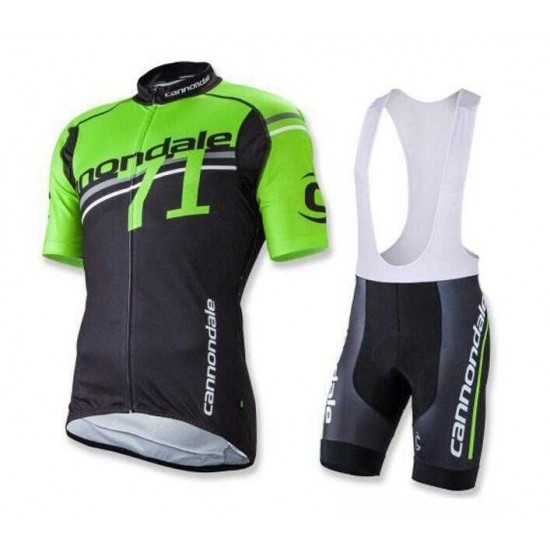 2016 Cannondale grün Schwarz Fahrradbekleidung Radteamtrikot Kurzarm+Kurz Radhose Kaufen ERQUV