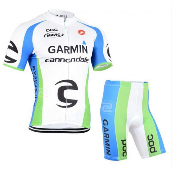 2015 Garmin Cannondale Fahrradbekleidung Radtrikot Kurzarm+Kurz Radhose BQDM1