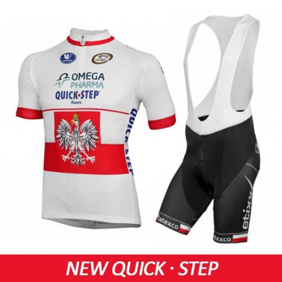 2015 Omega Pharma Quick Step Fahrradbekleidung Radteamtrikot Kurzarm+Kurz Radhose Kaufen VCRUX