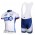 FDJ-BigMat Pro Team Fahrradbekleidung Radteamtrikot Kurzarm+Kurz Radhose Kaufen weiß blau MXENK