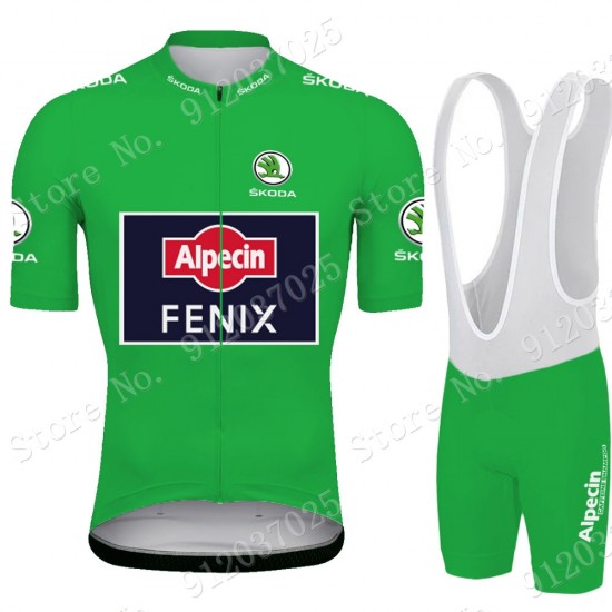 Grun Alpecin Fenix Tour De France 2021 Team Fahrradbekleidung Radteamtrikot Kurzarm+Kurz Radhose bs579G