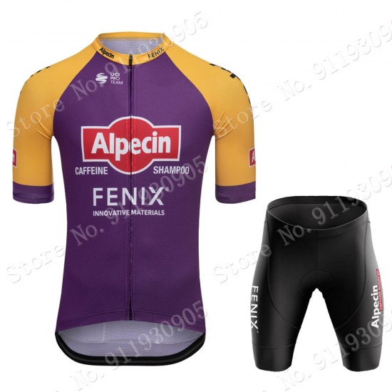 Purple France Tour Alpecin Fenix New Pro Team 2021 Fahrradbekleidung Radteamtrikot Kurzarm+Kurz Radhose i1pC7o