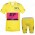 Gelb EF Education Frist Tour De France 2021 Team Fahrradbekleidung Radtrikot Satz Kurzarm+Kurz Fahrradhose GJcKnP