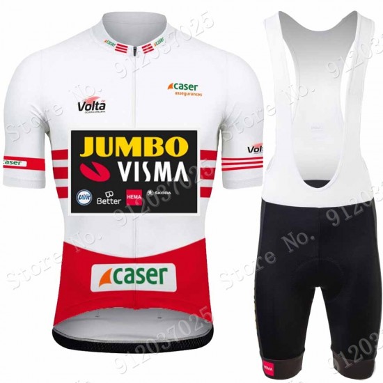 Jumbo Visma Volta 2021 Team Fahrradbekleidung Radteamtrikot Kurzarm+Kurz Radhose wo6IrC