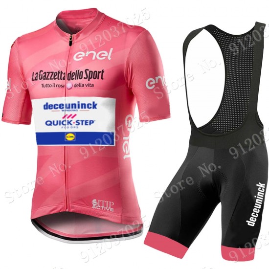 Deceuninck quick step 2021 Team Fahrradbekleidung Radteamtrikot Kurzarm+Kurz Radhose Giro D’italia VZQusO