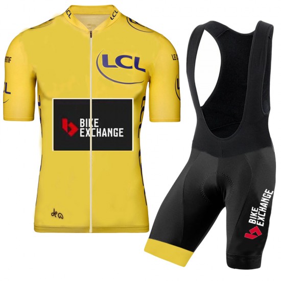 Bike Exchange Tour De France Pro Team 2021 Fahrradbekleidung Radteamtrikot Kurzarm+Kurz Radhose MaqNFY