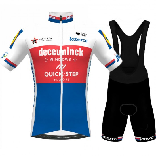 CHAMPION CZECH REPUBLIC Pro Team 2021 Fahrradbekleidung Radteamtrikot Kurzarm+Kurz Radhose mrsGCc