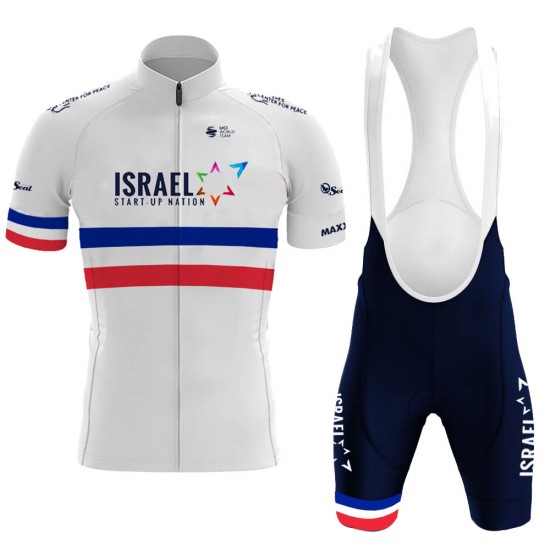 Israel Start Up france Pro Team 2021 Fahrradbekleidung Radteamtrikot Kurzarm+Kurz Radhose SJaH0R