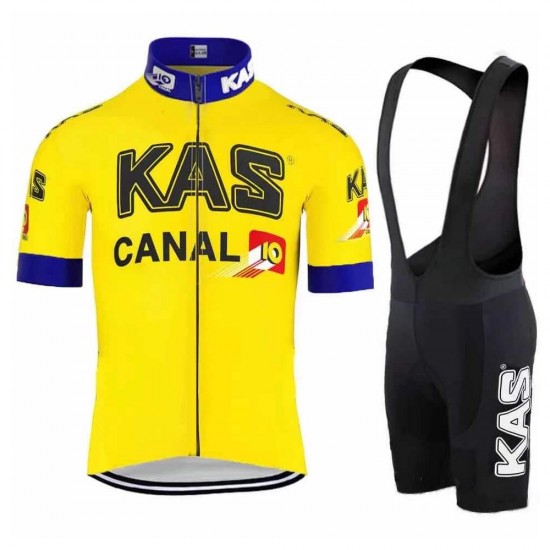 KAS Pro 2021 Team Fahrradbekleidung Radteamtrikot Kurzarm+Kurz Radhose Sv4UGl