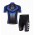 2014 Fox Racing Radbekleidung Radtrikot Kurzarm und Fahrradhosen Kurz Korte Bib blau H3P75