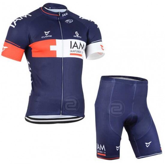 2015 IAM Fahrradbekleidung Radteamtrikot Kurzarm+Kurz Radhose 8ADRR