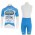 2016 KTM-Delko Marseille Provence Set Fahrradbekleidung Radtrikoten+Kurz Trägerhose blau 3LSF8