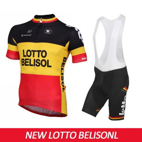 2015 Lotto Belisol Fahrradbekleidung Radteamtrikot Kurzarm+Kurz Radhose Kaufen YF10Q