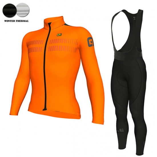 2018 Ale N4 Winter Fahrradbekleidung Radtrikot Langarm+Lang Trägerhose UOI16