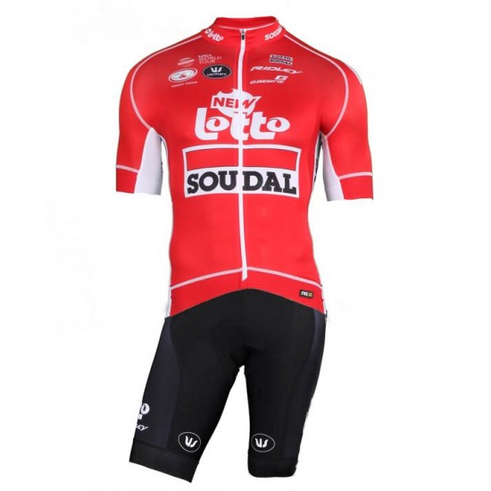 LOTTO SOUDAL Tour de France 2018 Fahrradbekleidung Radtrikot Satz Kurzarm+Kurz Trägerhose 5D35X