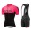 2018 Cervelo 3T Pink Fahrradbekleidung Radtrikot Satz Kurzarm+Kurz Trägerhose 4SEPF