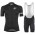 Cipollini Essential Classic Black Fahrradbekleidung Radtrikot Satz Kurzarm+Kurz Trägerhose FGHVZ