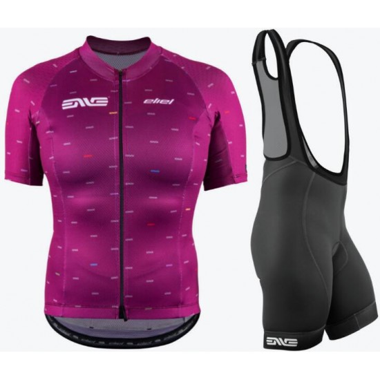 ENVE X ELIEL ASTEROID Dame Fahrradbekleidung Radtrikot Satz Kurzarm+Kurz Trägerhose 0DTNA