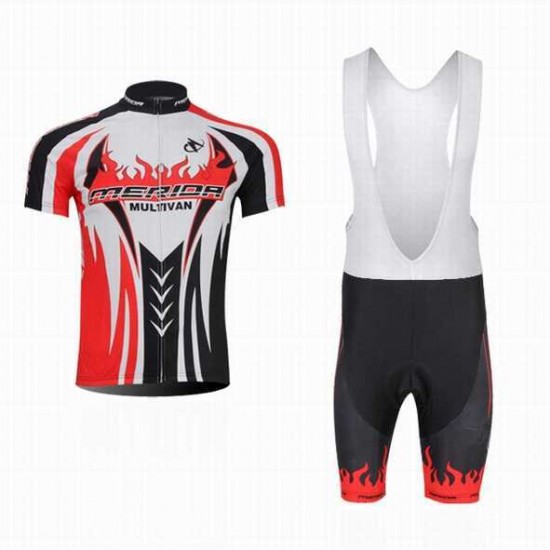 2014 Merida Multivan Teams Fahrradbekleidung Radteamtrikot Kurzarm+Kurz Radhose Kaufen Schwarz 21J19