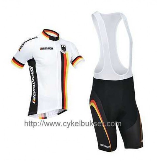 Nazionale Tedesca Teams Fahrradbekleidung Radteamtrikot Kurzarm+Kurz Radhose Kaufen 1B7AM