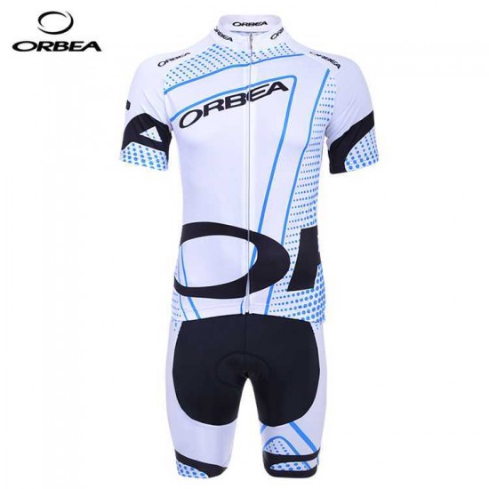 Orbea 2014 Radbekleidung Radtrikot Kurzarm und Fahrradhosen Kurz weiß HSL9R