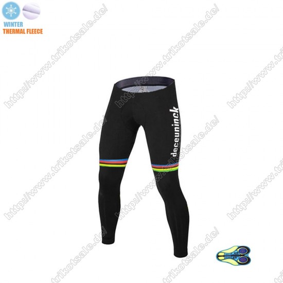 Winter Thermal Fleece Deceuninck quick step 2021 UCI World Champion Lang Trägerhose Online EOCMI