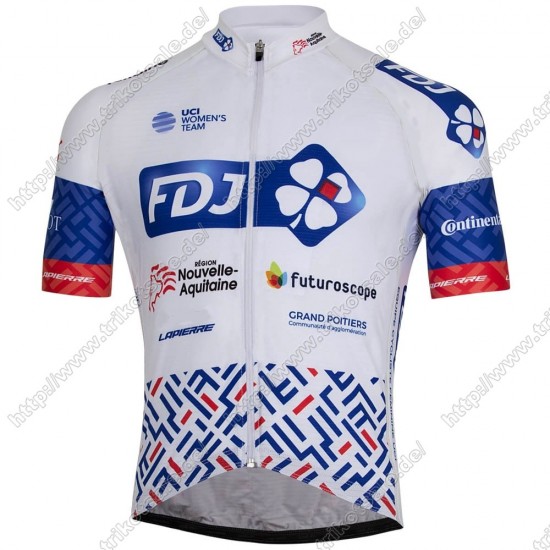 FDJ 2021 Fahrradtrikot Radsport EESFJ