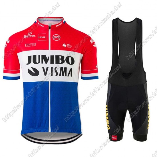 Jumbo Visma 2021 Dutch Fahrradbekleidung Radteamtrikot Kurzarm+Kurz Radhose Kaufen ZAOQM