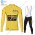 Winter Thermal Fleece Jumbo Visma 2021 Yellow Fahrradbekleidung Radtrikot Langarm+Collant Cycliste TZHWF