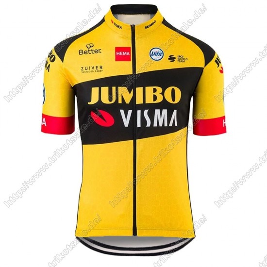 Jumbo Visma 2021 Pro Team Fahrradtrikot Radsport DJGEL