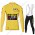 Jumbo Visma 2021 Tour De France Fahrradbekleidung Radtrikot Langarm+Lang Trägerhose WYRIC