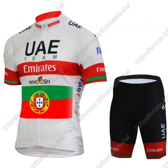 UAE EMIRATES Portugal Summer Herren's 2021 Fahrradtrikot Radsport+Fahrradhose ZFLTZ