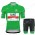 Grun UAE Emirates Tour De France 2021 Fahrradbekleidung Radteamtrikot Kurzarm+Kurz Radhose Kaufen 450 HmHKo