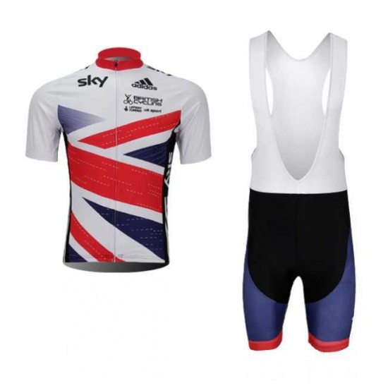 Sky British Fahrradbekleidung Radteamtrikot Kurzarm+Kurz Radhose Kaufen OTRV1