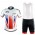 2016 SKY British Fahrradbekleidung Radteamtrikot Kurzarm+Kurz Radhose Kaufen Rot weiß Schwarz AHXAD