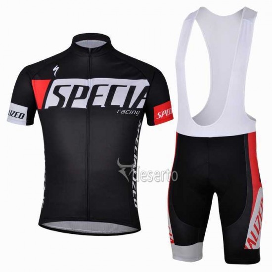 Specialized Racing Fahrradbekleidung Radteamtrikot Kurzarm+Kurz Radhose Kaufen Schwarz YEU59