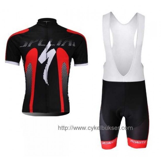 Specialized S-work Fahrradbekleidung Radteamtrikot Kurzarm+Kurz Radhose Kaufen Schwarz Rot JVFL6