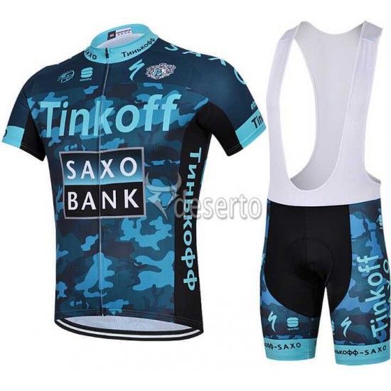 2015 Saxo Bank Tinkoff Fahrradbekleidung Radteamtrikot Kurzarm+Kurz Radhose Kaufen MV0FN