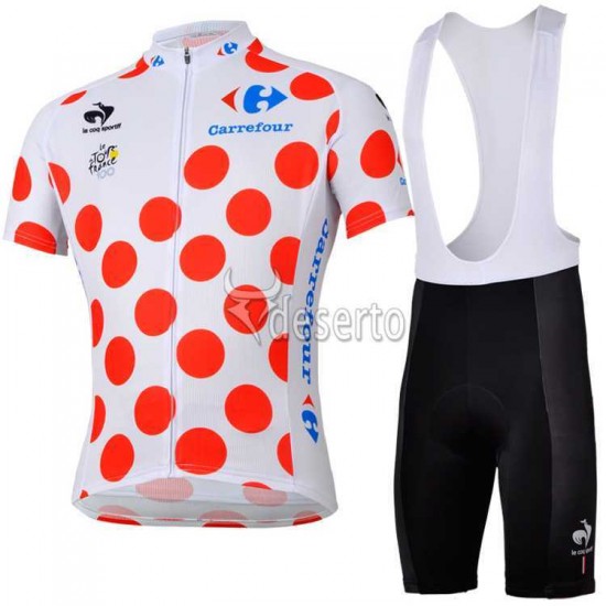 Tour de France Dot-achtige Fahrradbekleidung Radteamtrikot Kurzarm+Kurz Radhose Kaufen 6JA91