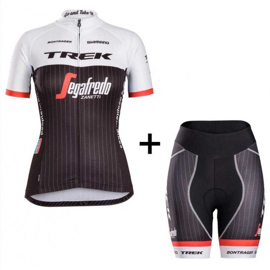 2016 TREK SEGAFREDO RACING TEAM Fahrradbekleidung Radteamtrikot Kurzarm+Kurz Radhose Damen LLKLZ