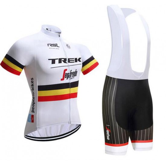 2017 Trek Fahrradbekleidung Radteamtrikot Kurzarm+Kurz Radhose Kaufen weiß BL01C