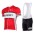 2015 WILIER weiß Rot Fahrradbekleidung Radteamtrikot Kurzarm+Kurz Radhose Kaufen L1SEB