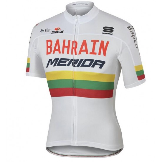 2017 Bahrain Merida Fahrradbekleidung Radtrikot A2 6CHCK