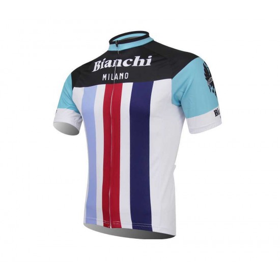 Bianchi 2014 Fahrradtrikot Radsport weiß Rot blau 1777L